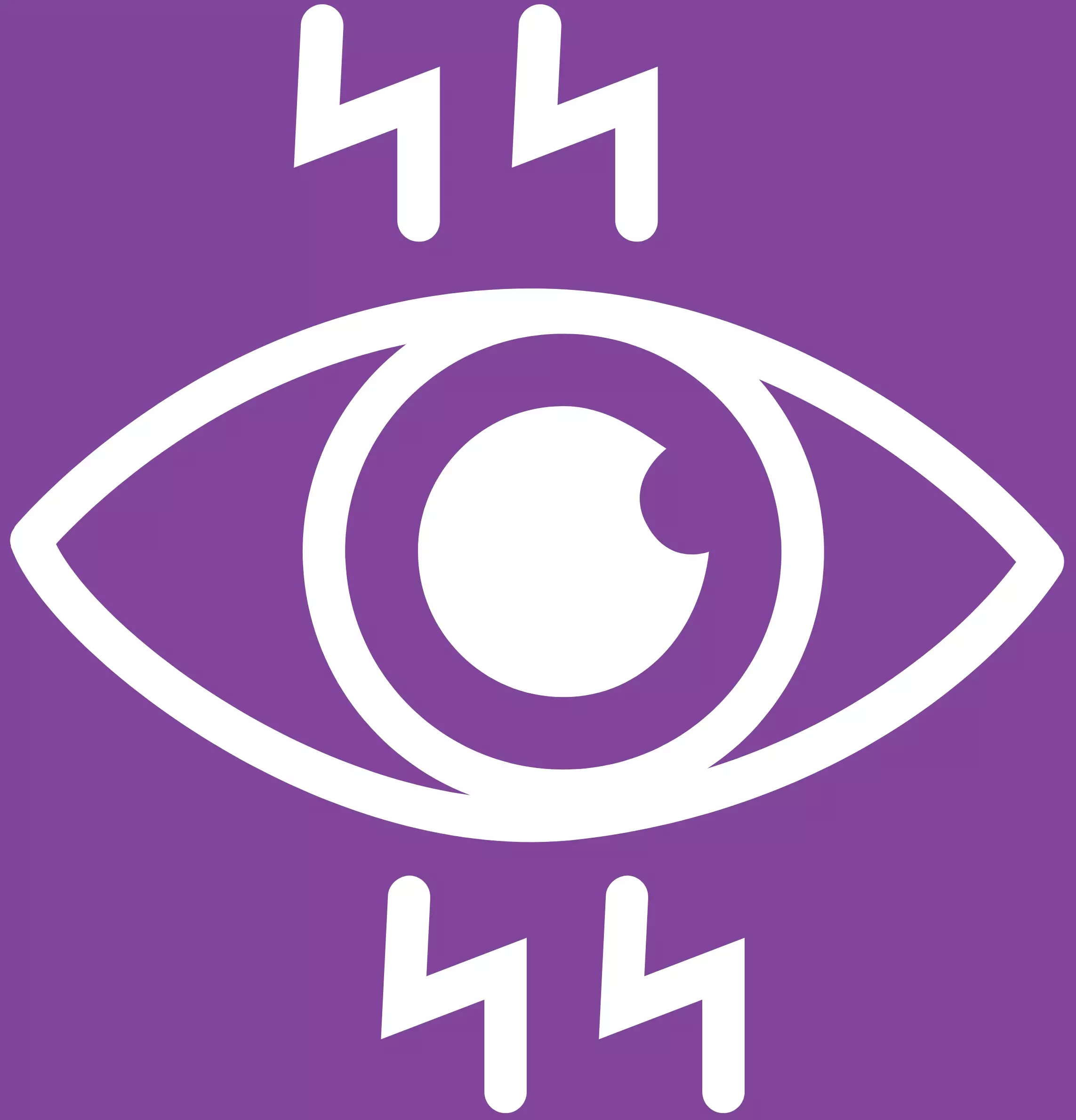 Ikona zaczerwienionych oczu